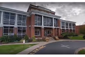 Front view of Waterview Heights Rehabilitation and Nursing Center building.