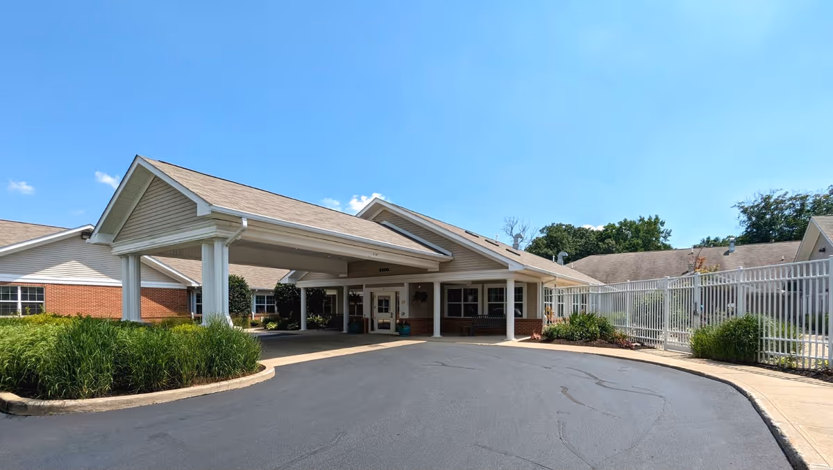 Exterior view of the Avalon Springs Health Campus showing the entrance and landscaped area.