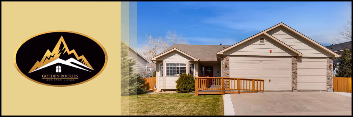 Exterior view of the Golden Rockies Assisted Living facility.