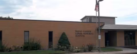 Exterior view of Trego County Lemke Memorial Hospital Long Term Care Unit