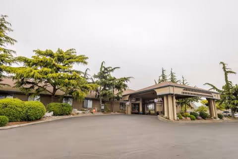 Exterior view of Village Concepts of Oak Harbor Harbor Tower Village entrance