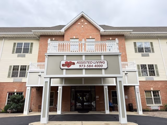 Front entrance of Merry Heart Assisted Living facility.
