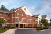 Brick Evangelical Home-Saline building with a covered entrance and manicured landscaping.