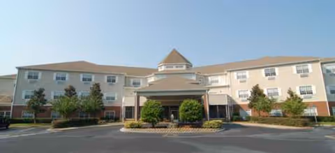 Front exterior of Brookdale Lake Mary showing the entrance and surrounding landscaping.