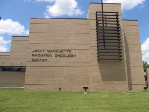 Exterior view of Coffeyville Regional Medical Center's Jerry Marquette Radiation Oncology Center building